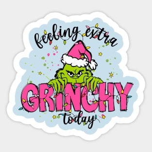 Extra Grinchy Sticker